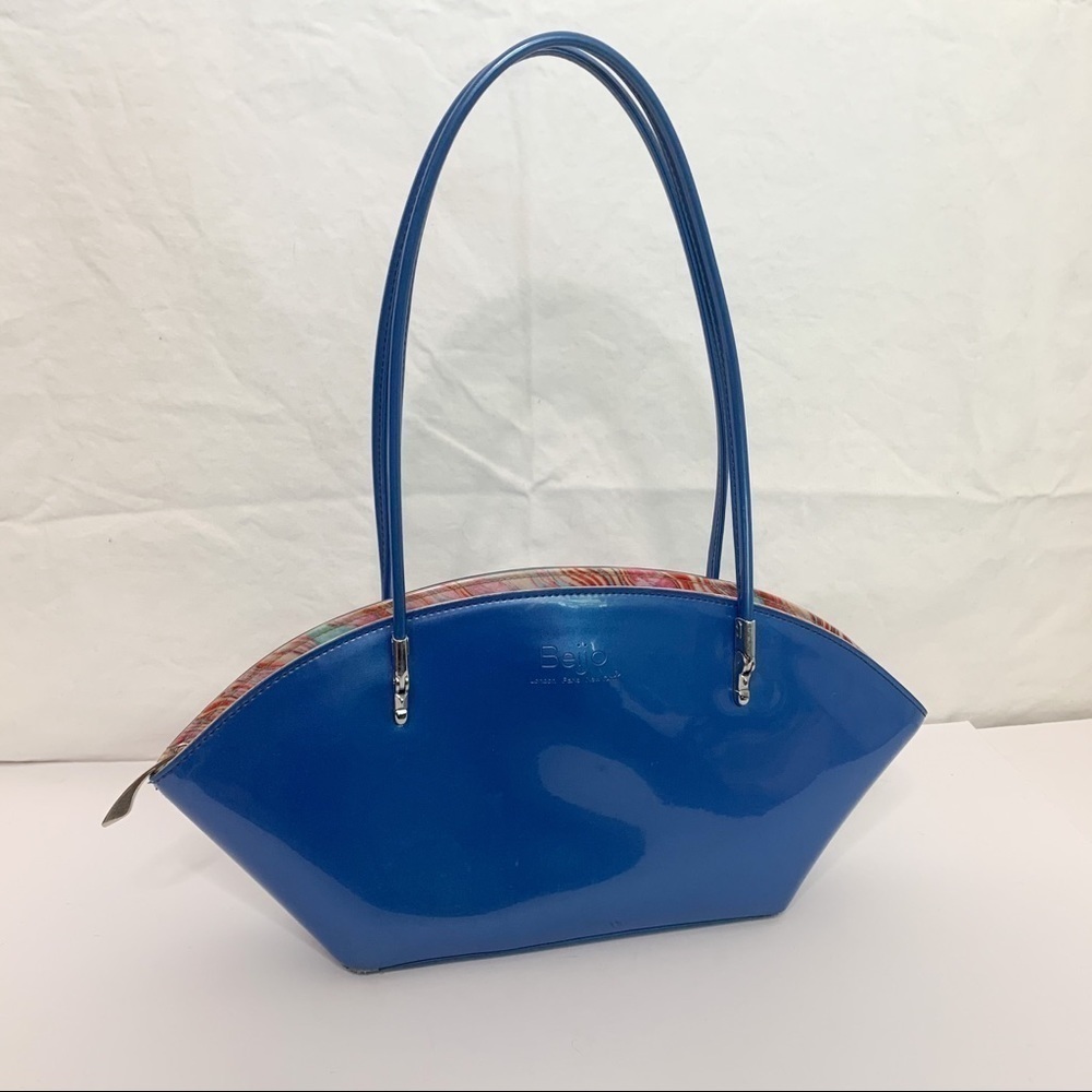 BEIJO over the moon Hinged Patent Leather Purse